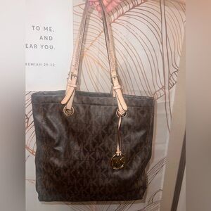 Michael Kors Brown Monogram Classic Tote